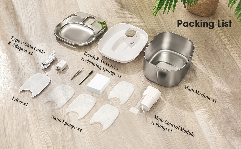 SnoozeGroom: Automatic cat water fountain