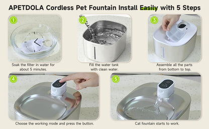 SnoozeGroom: Automatic cat water fountain