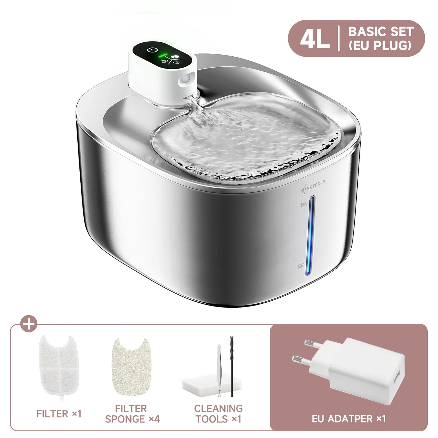 SnoozeGroom: Automatic cat water fountain