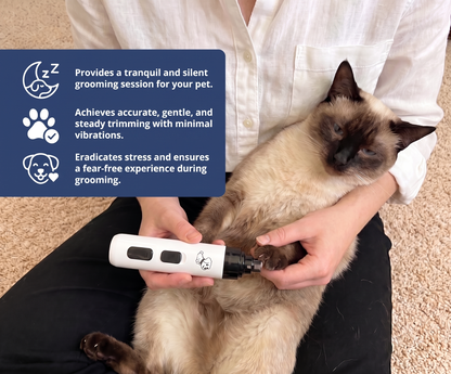 SnoozeGroom Pro: The Whisper-Quiet Cat Nail Grinder